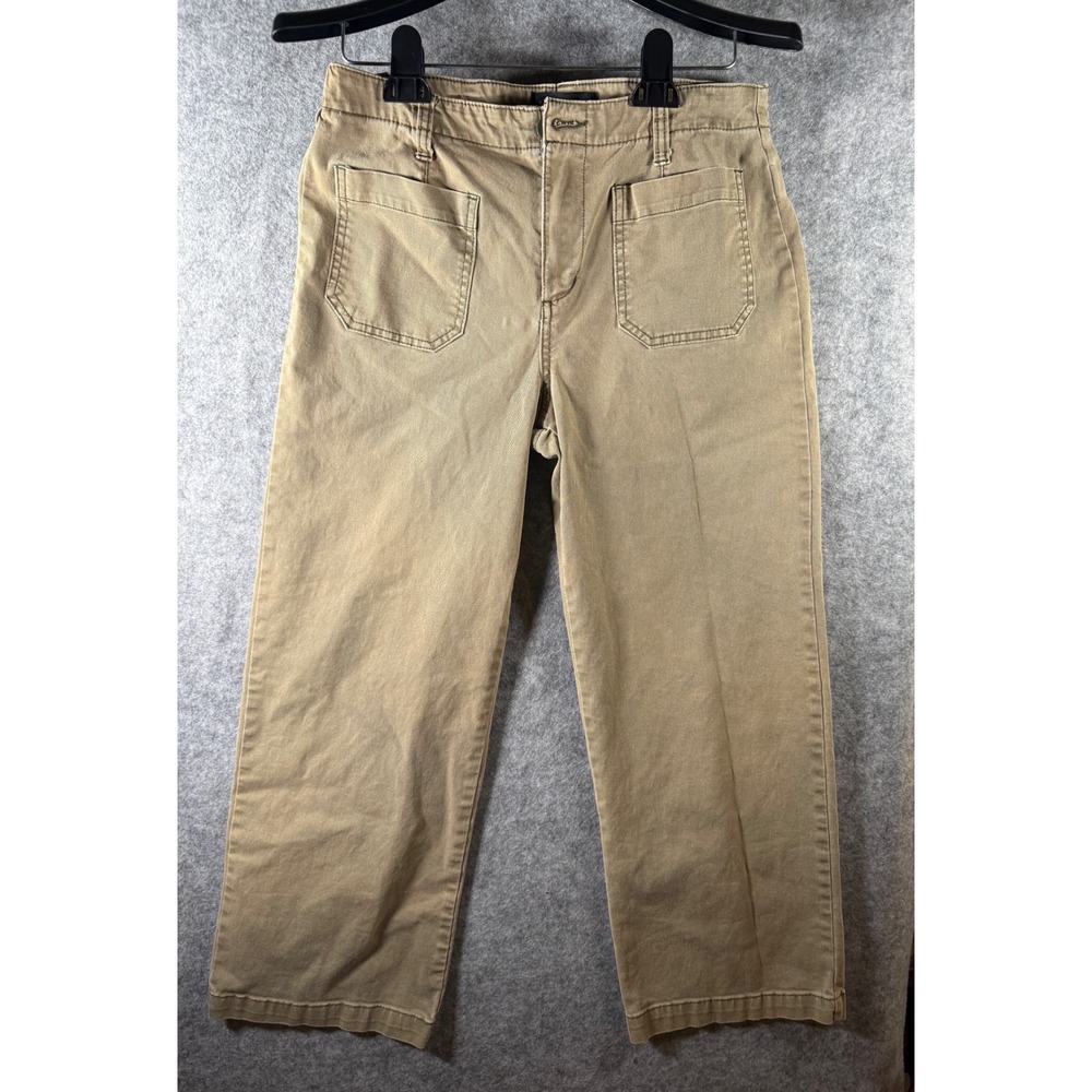Sanctuary Women Khaki Tan Wide Leg Utility Crop Pants Size‎ 28 High Rise
